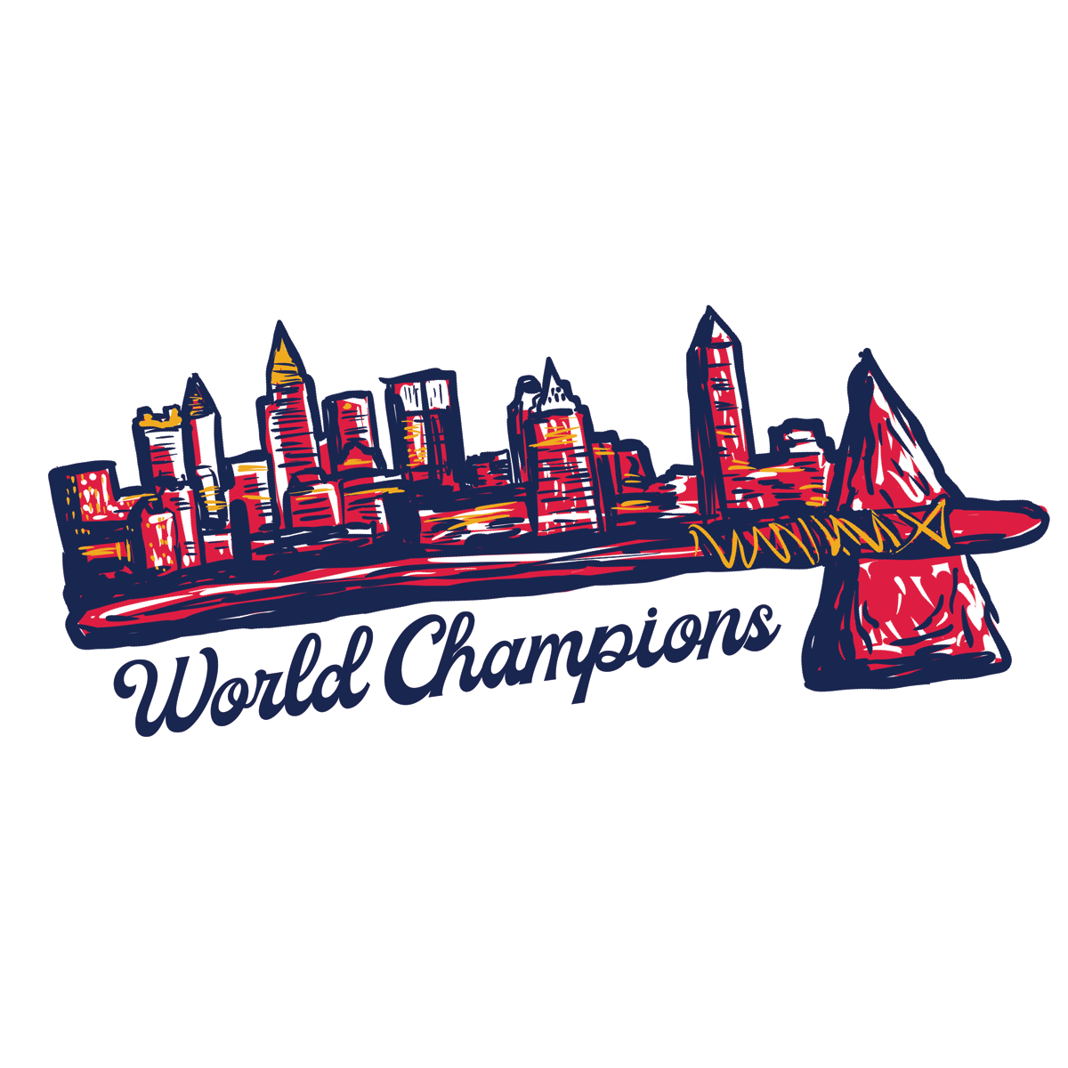 Atlanta Skyline World Champions Barstool Sports Shirt,Sweater, Hoodie, And  Long Sleeved, Ladies, Tank Top