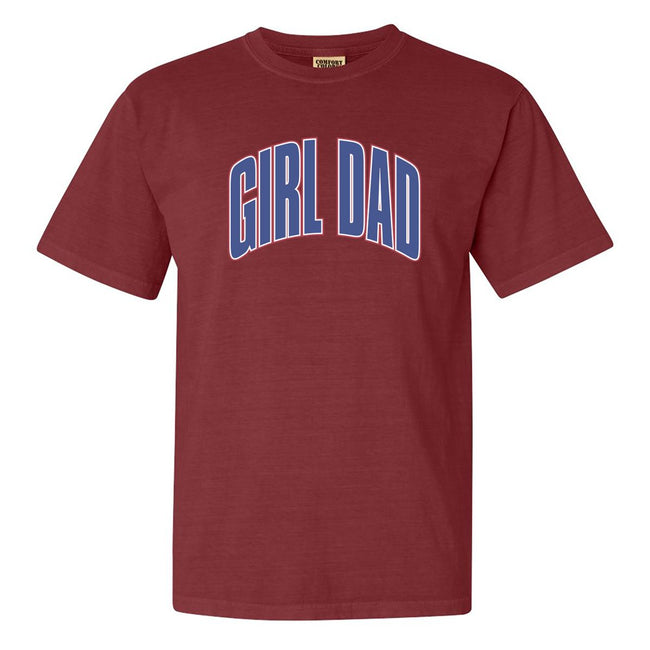 Girl Dad Arch Tee-T-Shirts-Bussin With The Boys-Red-S-Barstool Sports