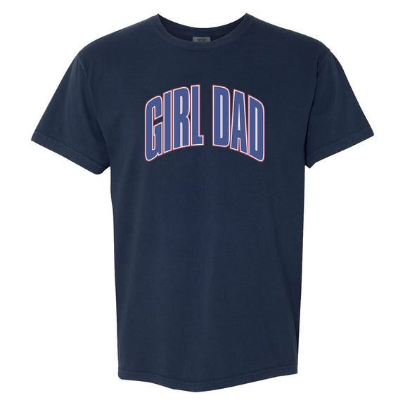 Girl Dad Arch Tee-T-Shirts-Bussin With The Boys-Navy-S-Barstool Sports