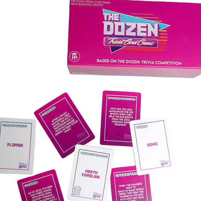 The Dozen Trivia Card Game-Accessories-The Dozen-One Size-Barstool Sports