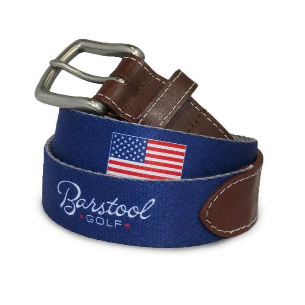 Peter Millar x Barstool Golf Belt Fore Play Podcast Accessories