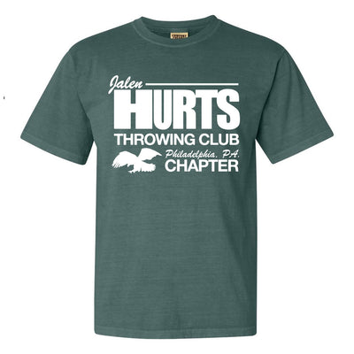 Barstool sports jalen hurts throwing club philadelphia pa chapter shirt,  hoodie, sweater, long sleeve and tank top