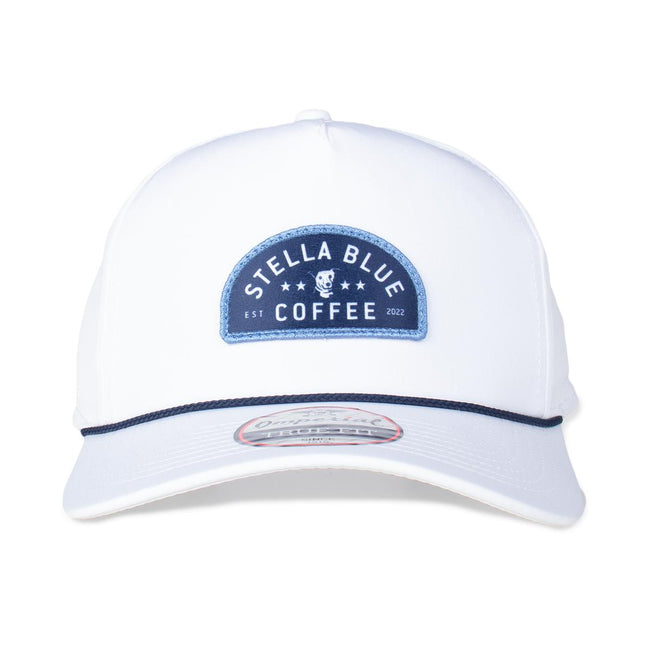 Stella Blue Patch Imperial Rope Hat-Hats-Stella Blue Coffee-White-One Size-Barstool Sports