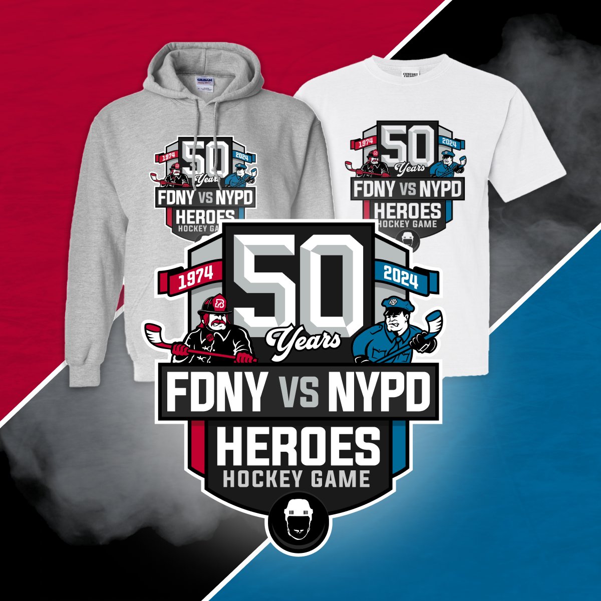 FDNY vs NYPD Hockey Heroes Game Toddler shirt, hoodie, sweater