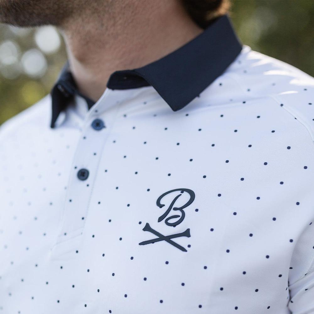 UNRL x Barstool Golf Crossed Tees Classic Dot Polo-Polos-Fore Play-Barstool Sports