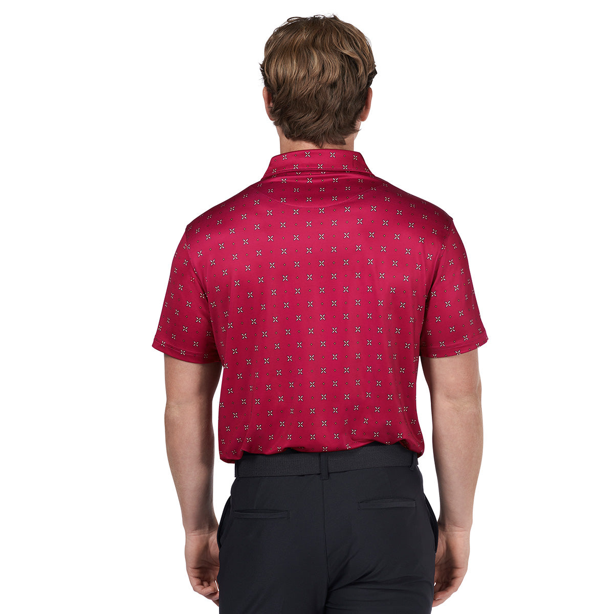Barstool Golf Crossed Tees Printed Polo-Polos-Fore Play-Barstool Sports