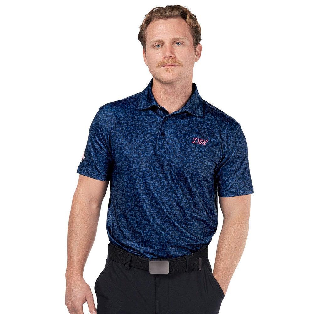 Girl Dad Print Polo-Polos-Barstool Sports-Barstool Sports