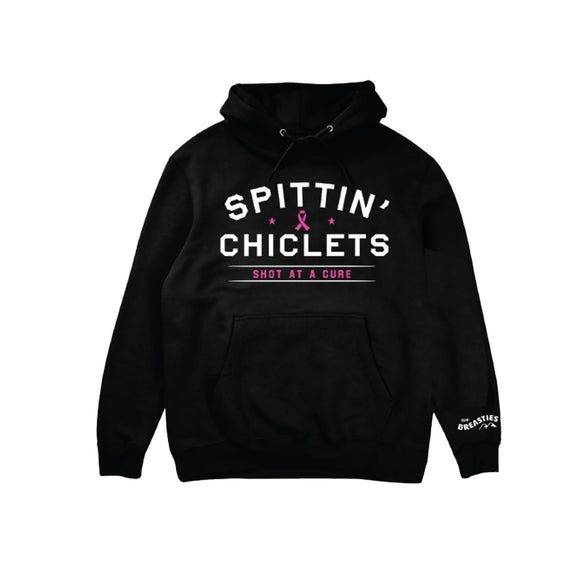 Spittin Chiclets x Breasties Collegiate Hoodie-Hoodies & Sweatshirts-Spittin Chiclets-Barstool Sports