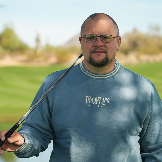 Barstool Golf x WM Phoenix Open People's Open Ribbed Crewneck-Crewnecks-Fore Play-Barstool Sports