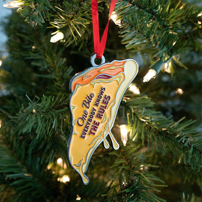 One Bite Pizza Slice Ornament-Ornaments-One Bite-Tan-One Size-Barstool Sports