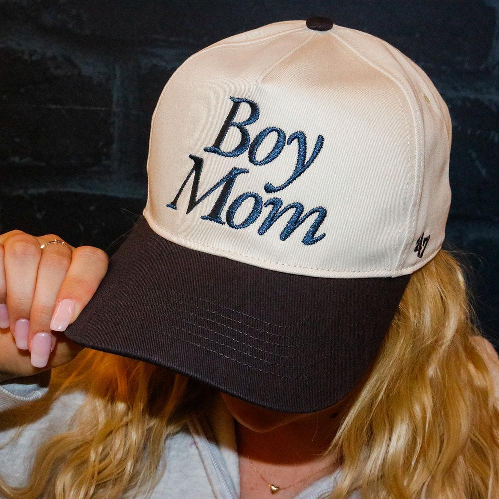 Boy Mom '47 Two Tone HITCH Snapback Hat-Hats-Barstool Sports-Barstool Sports
