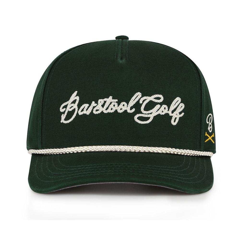 Barstool Golf Chainstitch Rope Hat-Hats-Fore Play-Green-One Size-Barstool Sports