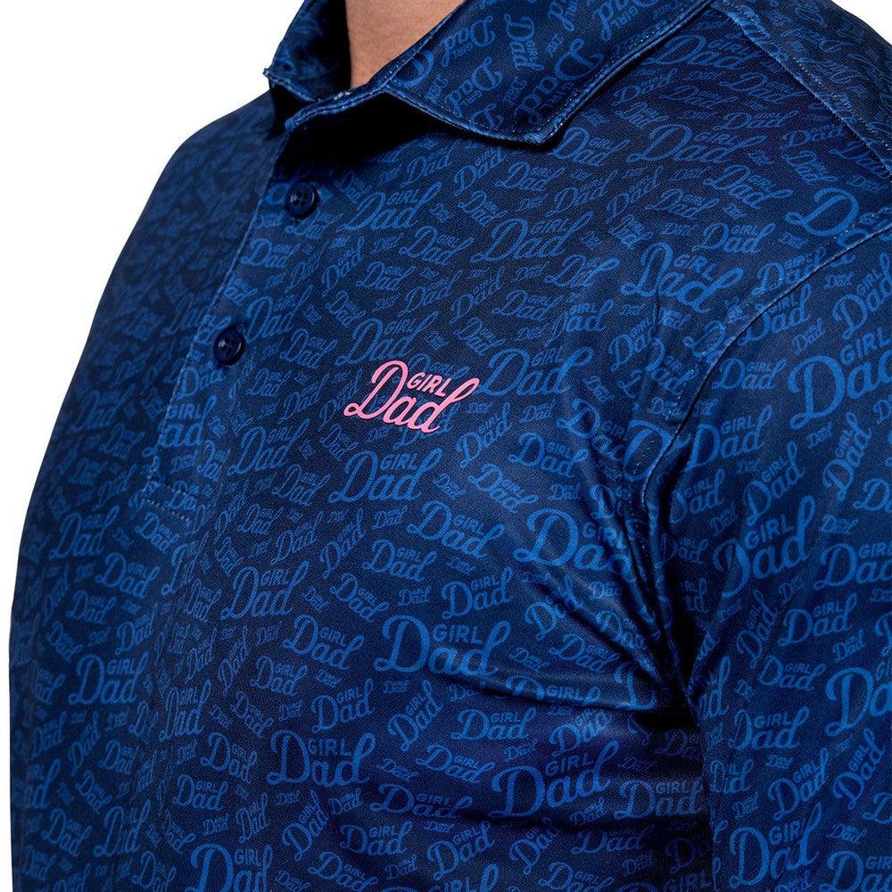 Girl Dad Print Polo-Polos-Barstool Sports-Barstool Sports