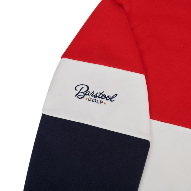 Barstool Golf x Presidents Cup Collegiate Fleece Half-Zip-Pullovers-Fore Play-Barstool Sports