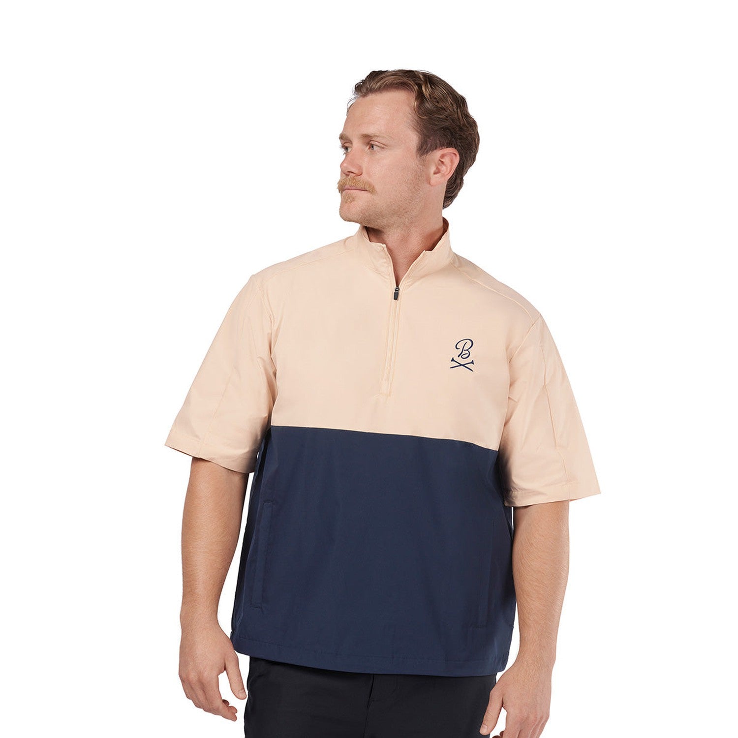 Quarter zip short sleeve 2024 windbreaker