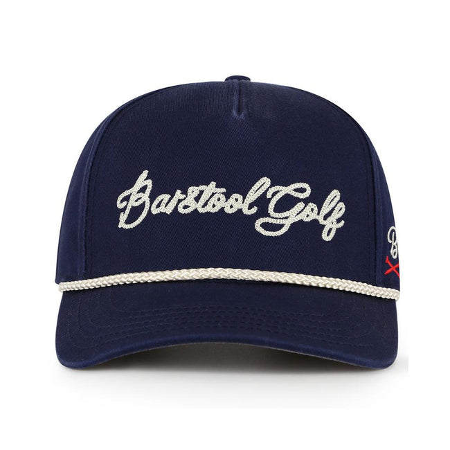 Barstool Golf Chainstitch Rope Hat-Hats-Fore Play-Navy-One Size-Barstool Sports