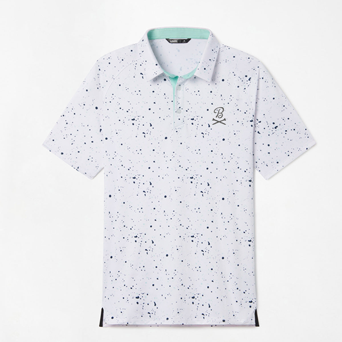 UNRL x Barstool Golf Crossed Tees Extract Polo-Polos-Fore Play-White-S-Barstool Sports