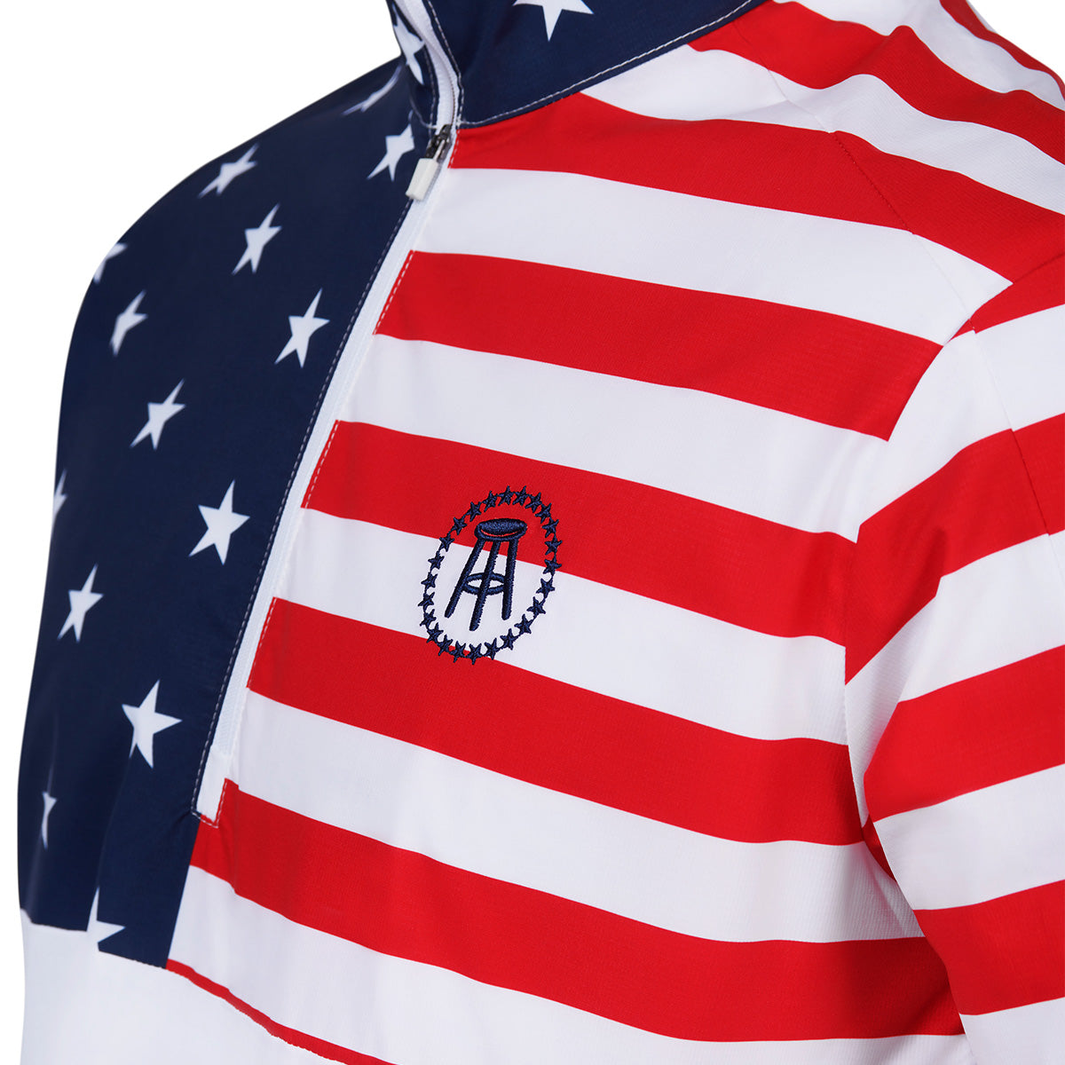 Barstool USA Short Sleeve Windbreaker-Jackets-Barstool Sports-Barstool Sports