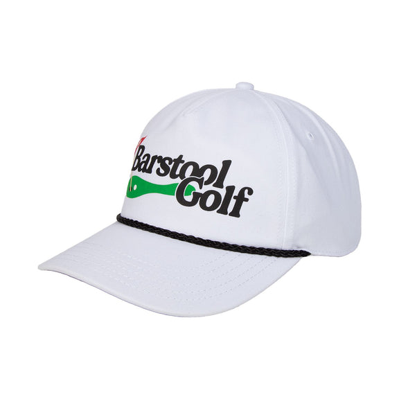 Barstool Golf Canvas Rope Hat-Hats-Fore Play-White-One Size-Barstool Sports