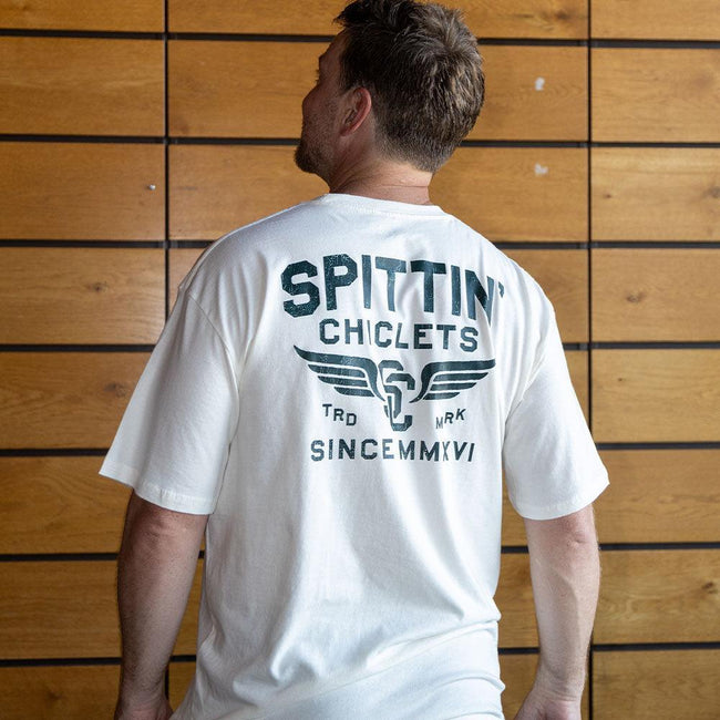 Spittin Chiclets Wings Pocket Tee-T-Shirts-Spittin Chiclets-Barstool Sports