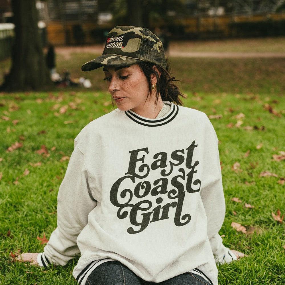 East Coast Girl Ribbed Champion Crewneck-Crewnecks-Brianna-Barstool Sports