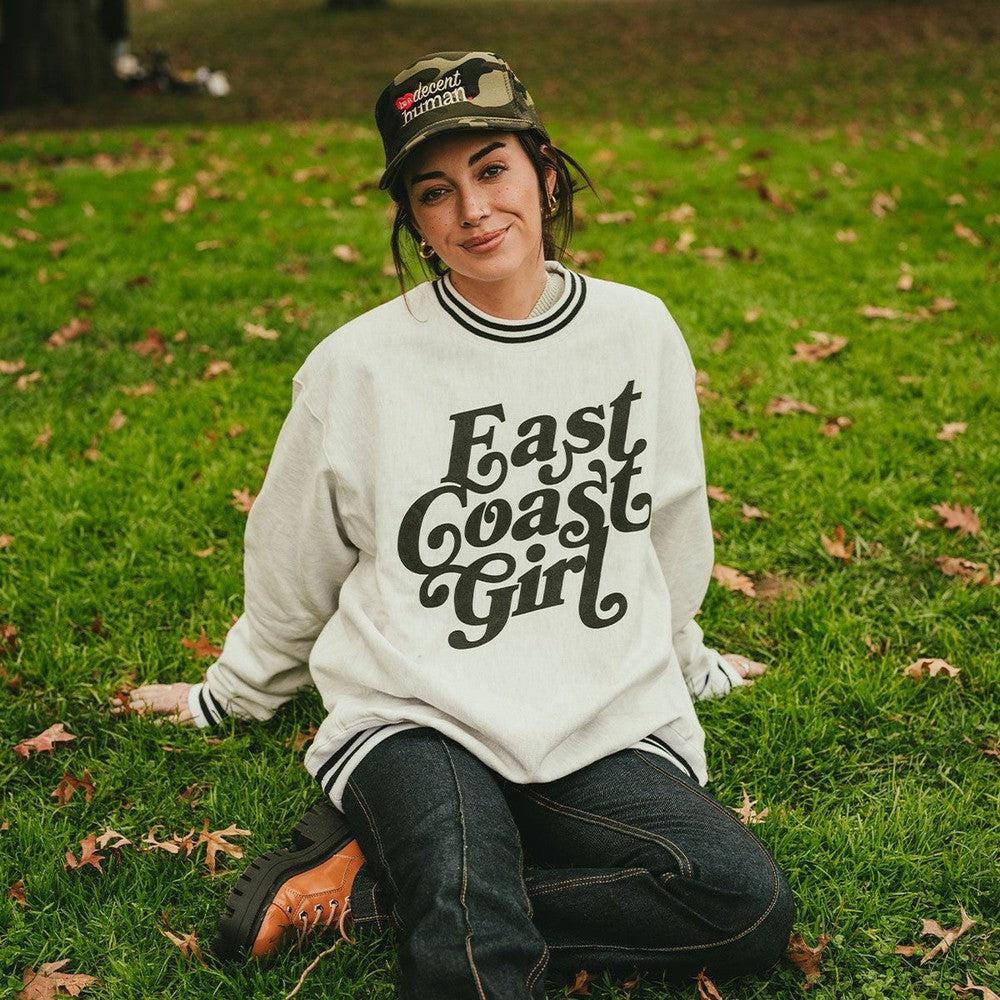 East Coast Girl Ribbed Champion Crewneck-Crewnecks-Brianna-Barstool Sports