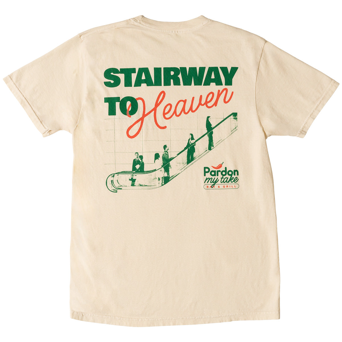 PMT x Duvin Stairway to Heaven Tee-T-Shirts-Pardon My Take-Barstool Sports