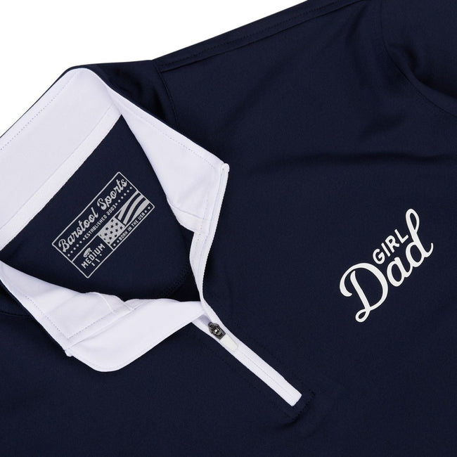 Bussin With The Boys Girl Dad Quarter Zip-Pullovers-Bussin With The Boys-Barstool Sports