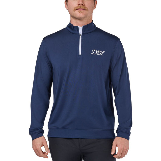 Bussin With The Boys Girl Dad Quarter Zip-Pullovers-Bussin With The Boys-Barstool Sports