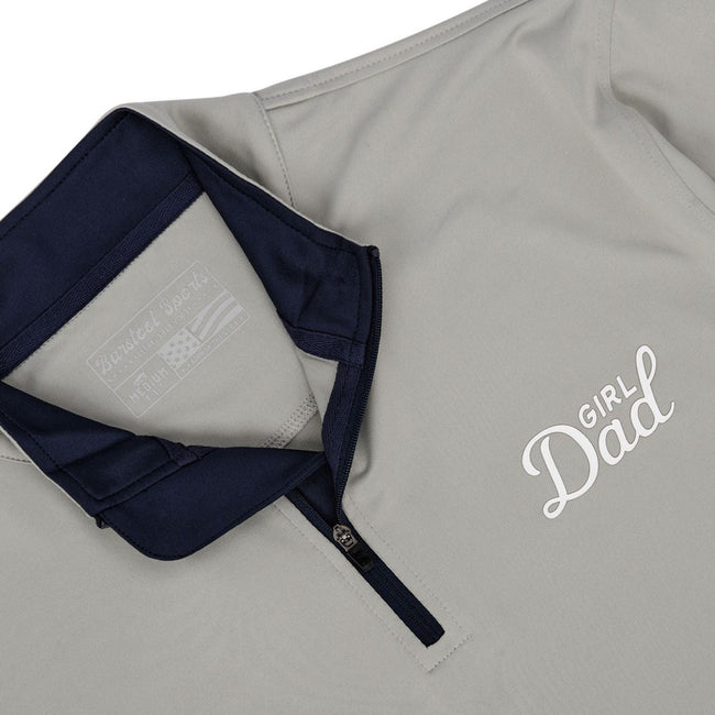 Bussin With The Boys Girl Dad Quarter Zip-Pullovers-Bussin With The Boys-Barstool Sports