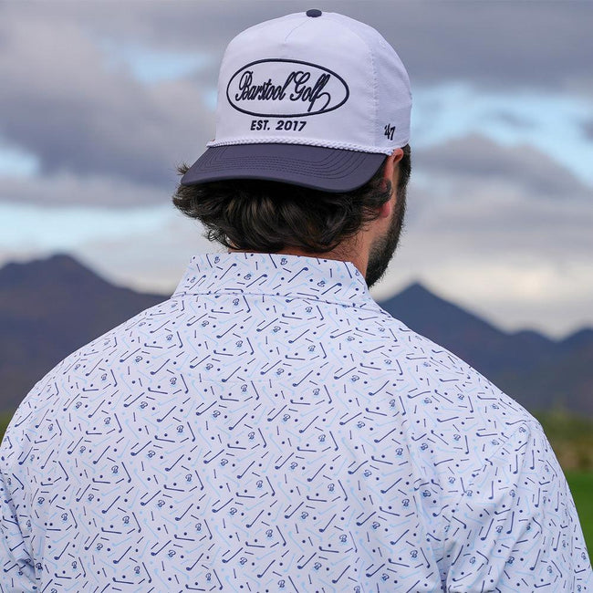 Barstool Golf Printed Performance Polo-Polos-Fore Play-Barstool Sports