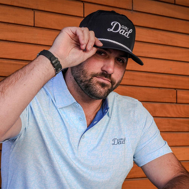 Girl Dad Printed Polo-Polos-Barstool Sports-Barstool Sports