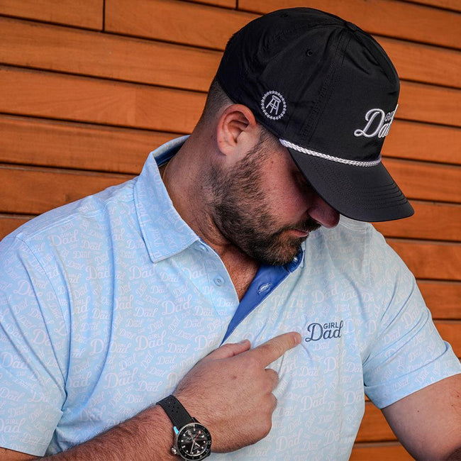 Girl Dad Printed Polo-Polos-Barstool Sports-Barstool Sports