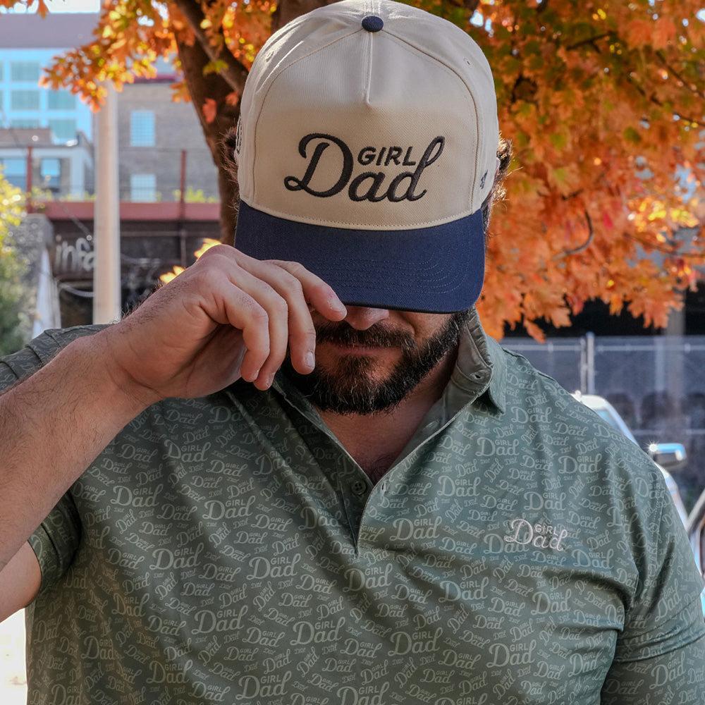 Girl Dad Printed Polo-Polos-Barstool Sports-Barstool Sports