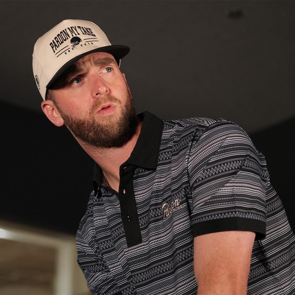 Pardon My Take Retro Pique Polo-Polos-Pardon My Take-Barstool Sports