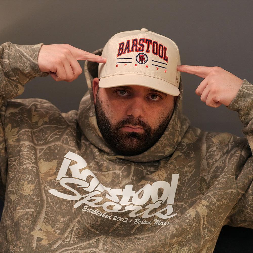 Barstool Sports Camo Premium Hoodie-Hoodies & Sweatshirts-Barstool Sports-Barstool Sports
