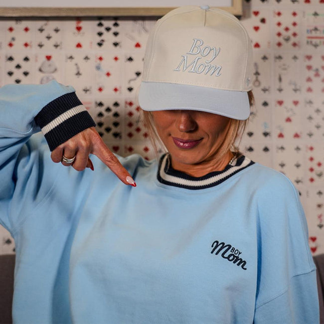 Boy Mom Ribbed Crewneck-Crewnecks-Barstool Sports-Barstool Sports