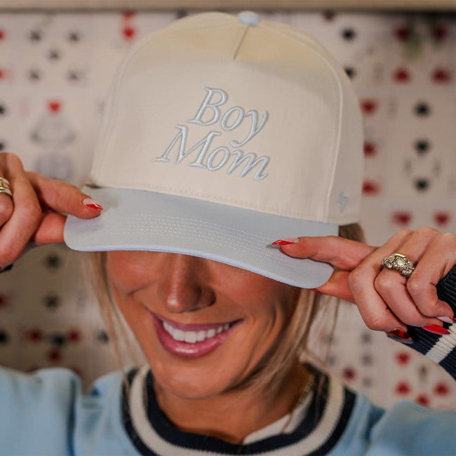 Boy Mom '47 Two Tone HITCH Hat-Hats-Barstool Sports-Barstool Sports