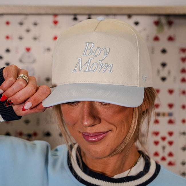 Boy Mom '47 Two Tone HITCH Hat-Hats-Barstool Sports-Barstool Sports