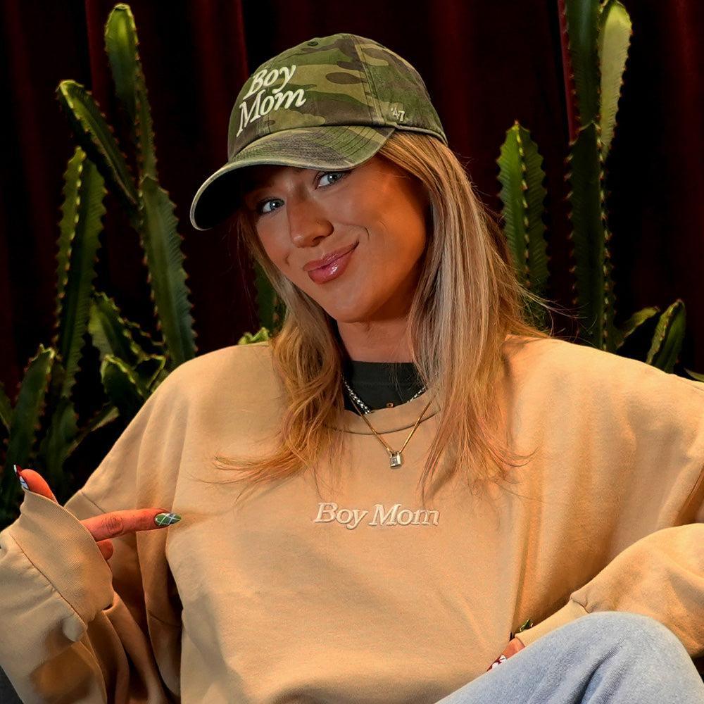 Boy Mom '47 Camo Clean Up Hat-Hats-Barstool Sports-Barstool Sports