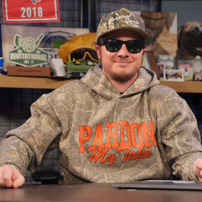 Pardon My Take Camo Premium Hoodie-Hoodies & Sweatshirts-Pardon My Take-Barstool Sports