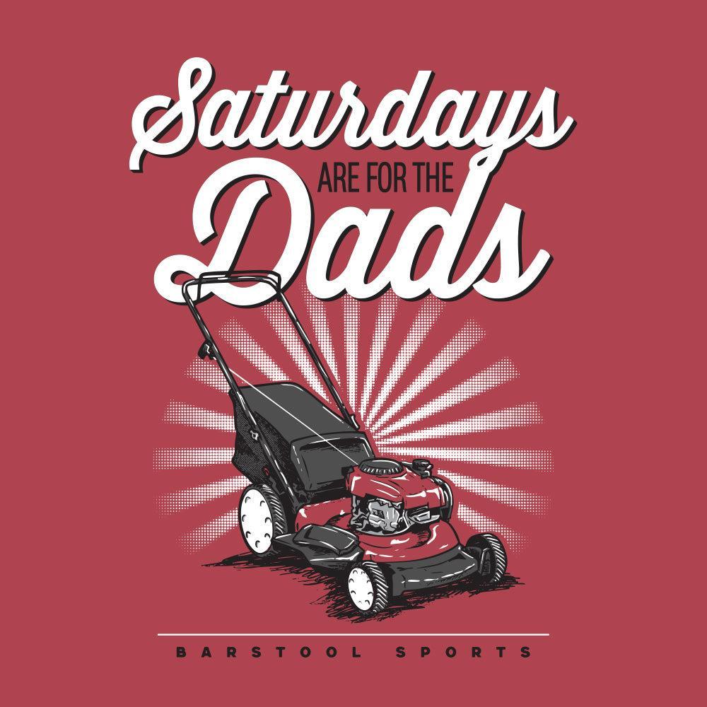 Saturdays Are For The Dads Push Mower Pocket Tee - SAFTB