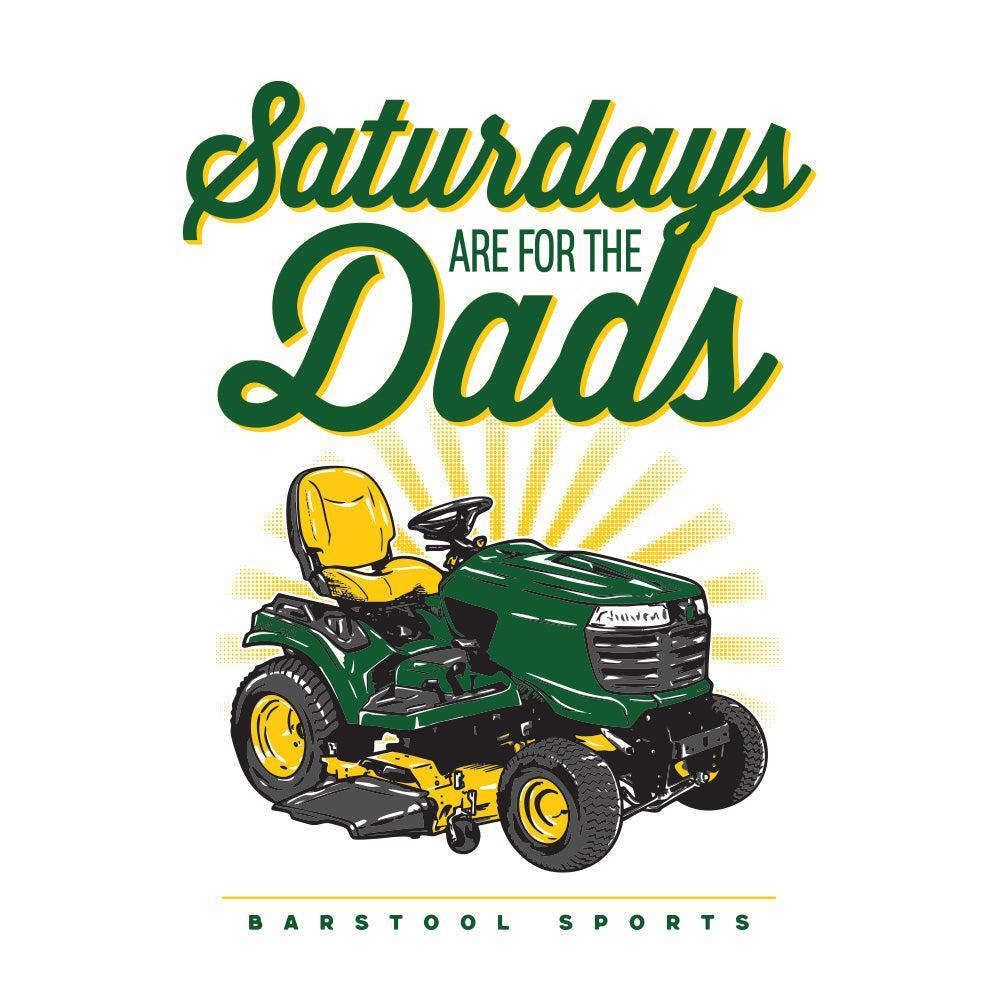 Saturdays Are For The Dads Riding Mower Pocket Tee-T-Shirts-SAFTB-Barstool Sports