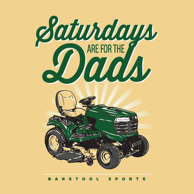 Saturdays Are For The Dads Riding Mower Pocket Tee-T-Shirts-SAFTB-Barstool Sports