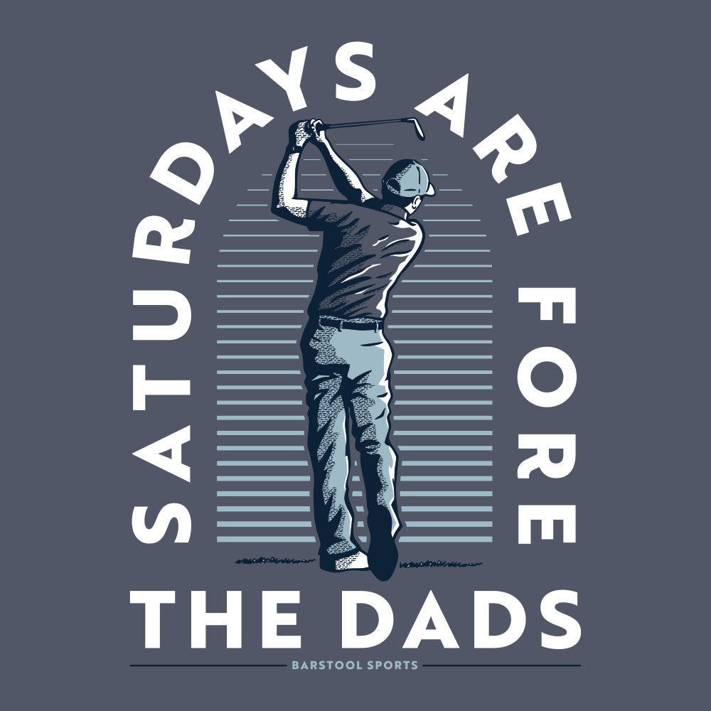 Saturdays Are Fore The Dads Golfer Pocket Tee-T-Shirts-SAFTB-Barstool Sports