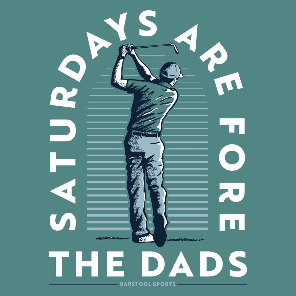 Saturdays Are Fore The Dads Golfer Pocket Tee-T-Shirts-SAFTB-Barstool Sports