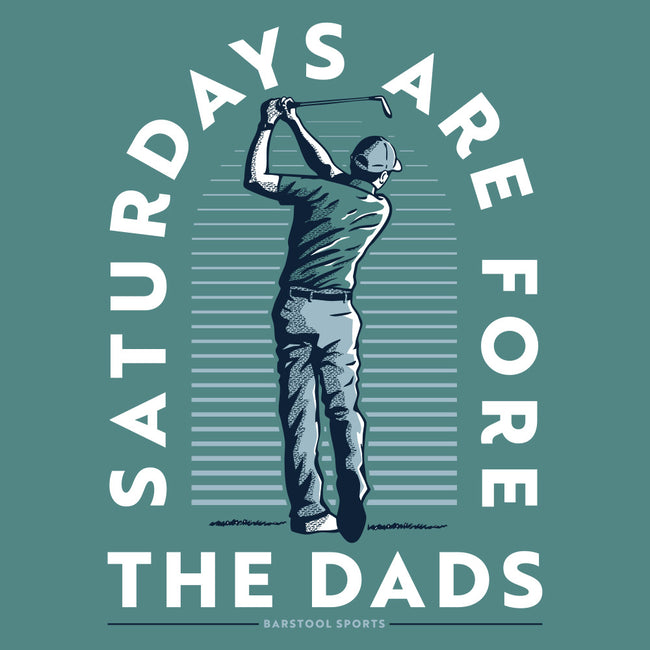Saturdays Are Fore The Dads Golfer Pocket Tee