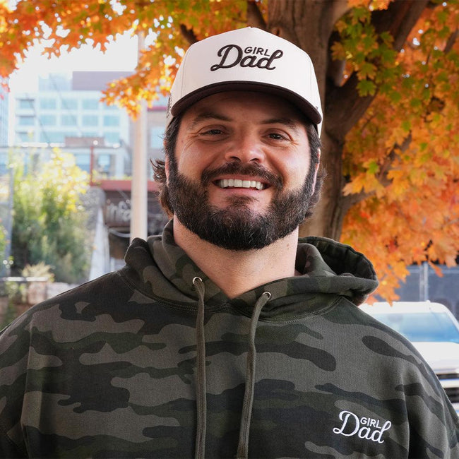 Girl Dad Embroidered Camo Hoodie-Hoodies & Sweatshirts-Barstool Sports-Barstool Sports