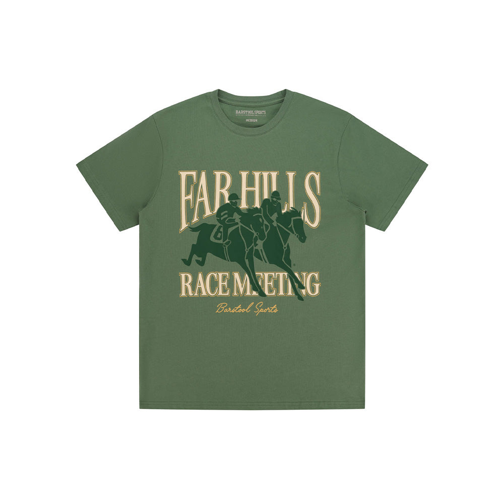 The Hunt x Barstool Sports Far Hills Graphic Tee-T-Shirts-Barstool Sports-Green-S-Barstool Sports