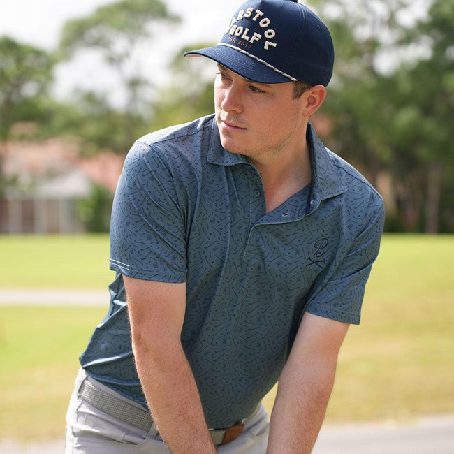 Barstool Golf Printed Performance Polo-Polos-Fore Play-Barstool Sports